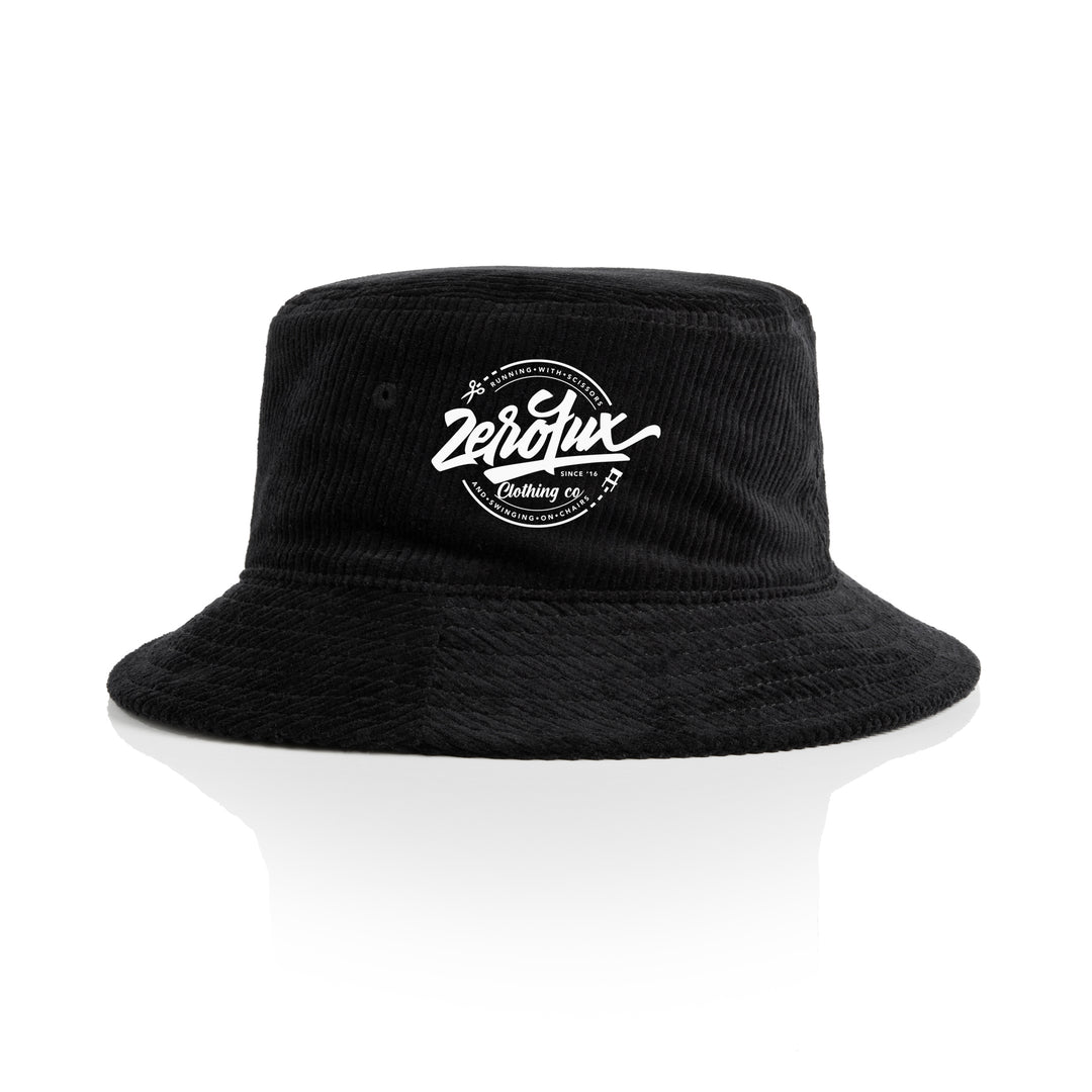 "Running" chord bucket hat - Black