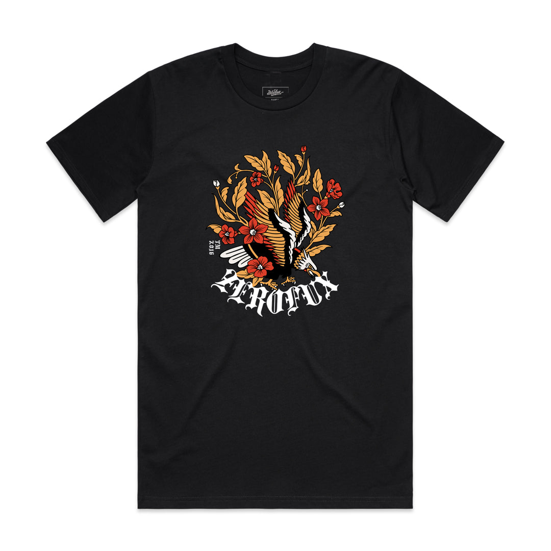 "Golden" tee - Black