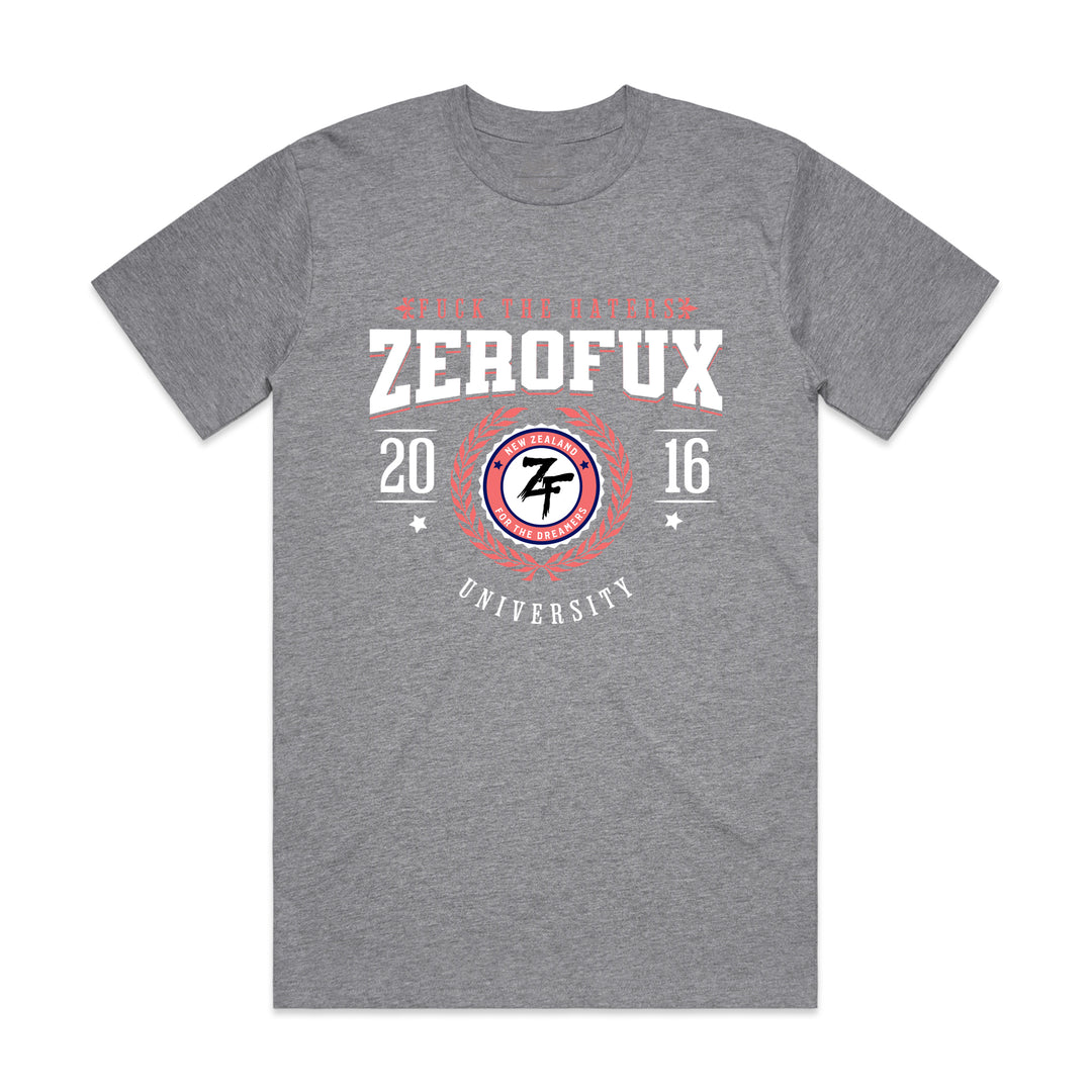 "ZFU crest" tee -  Grey