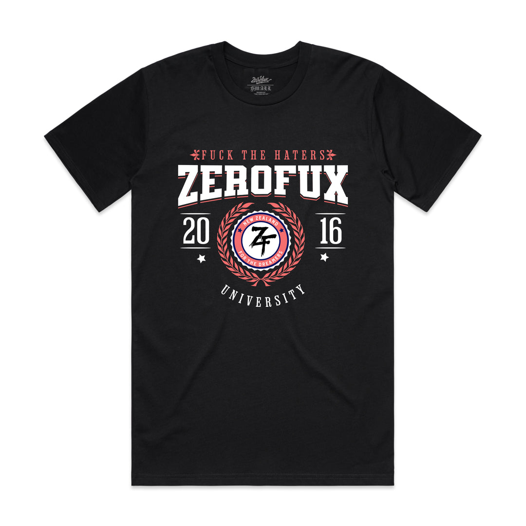 "ZFU crest" tee -  Black