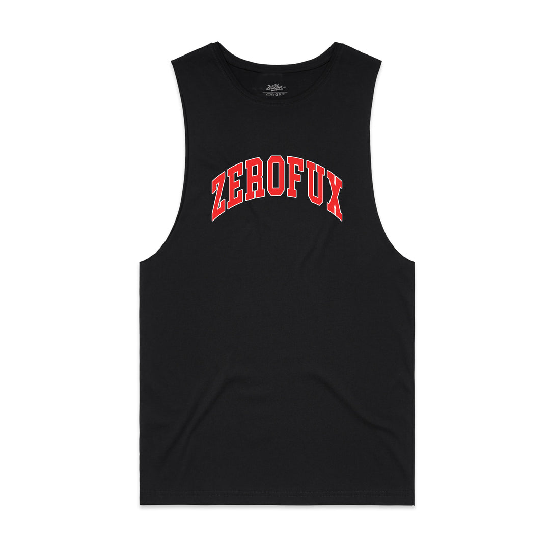 "Athletic" Singlet-Black