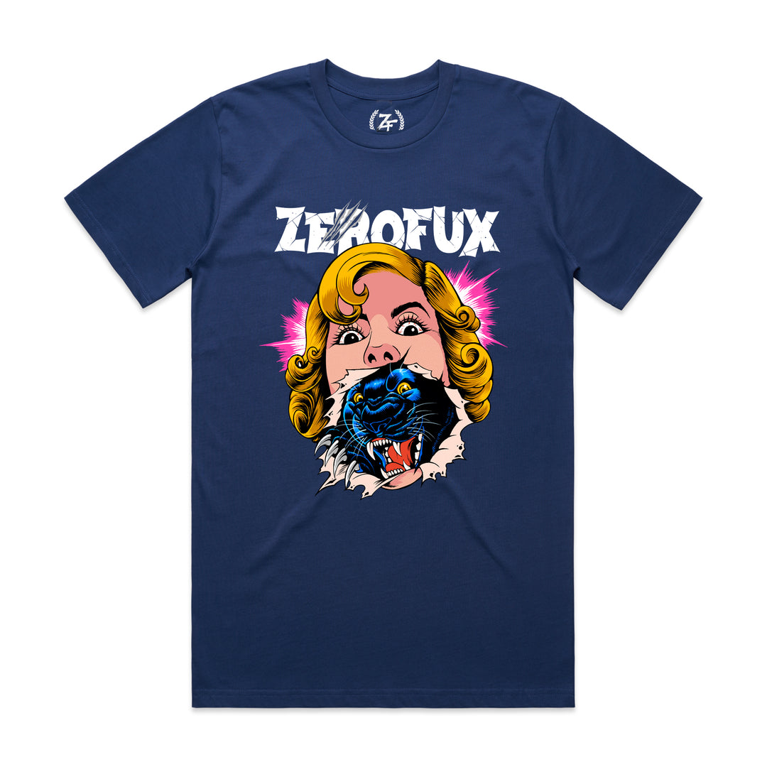 "Panthera" tee - Cobalt