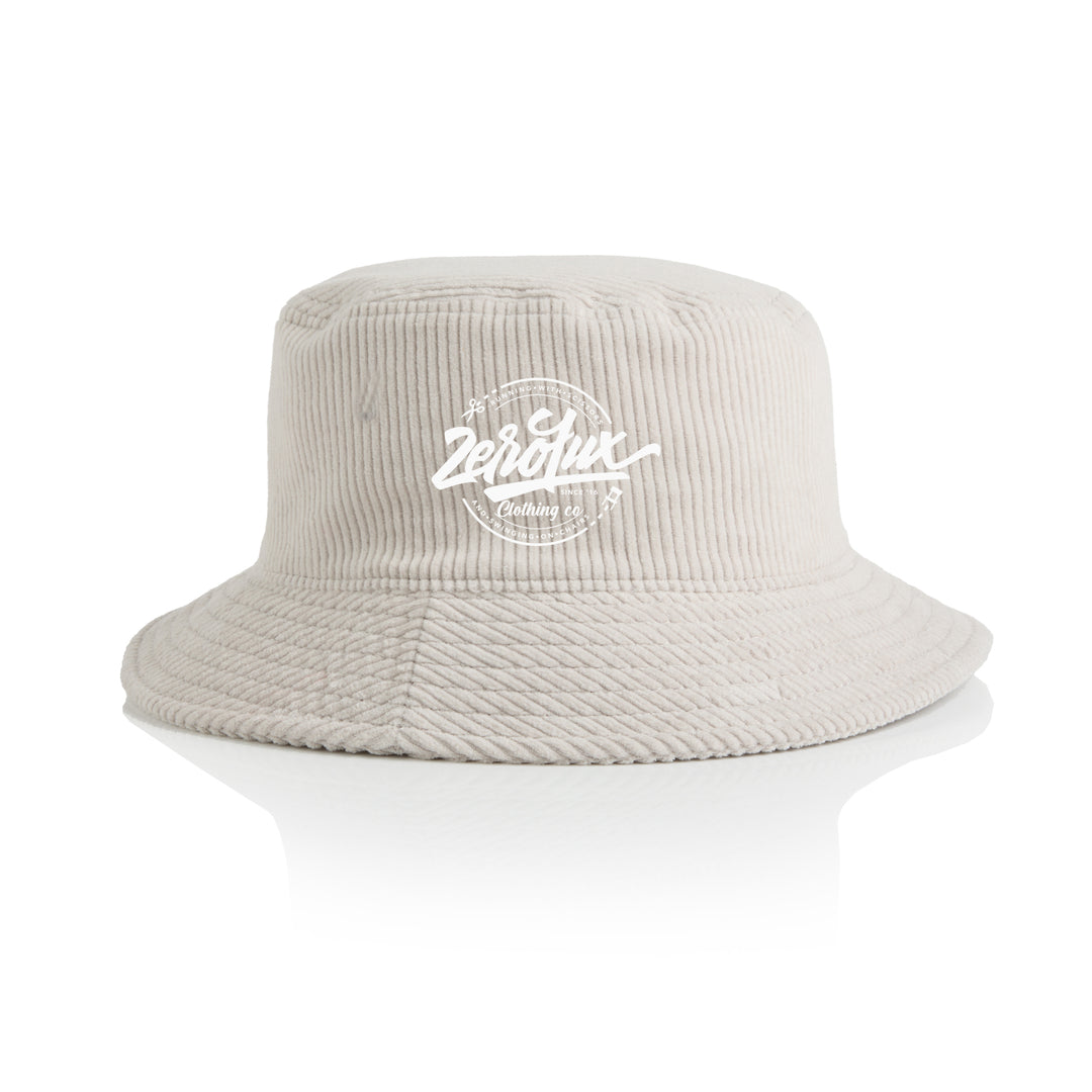 "Running" chord bucket hat - Bone