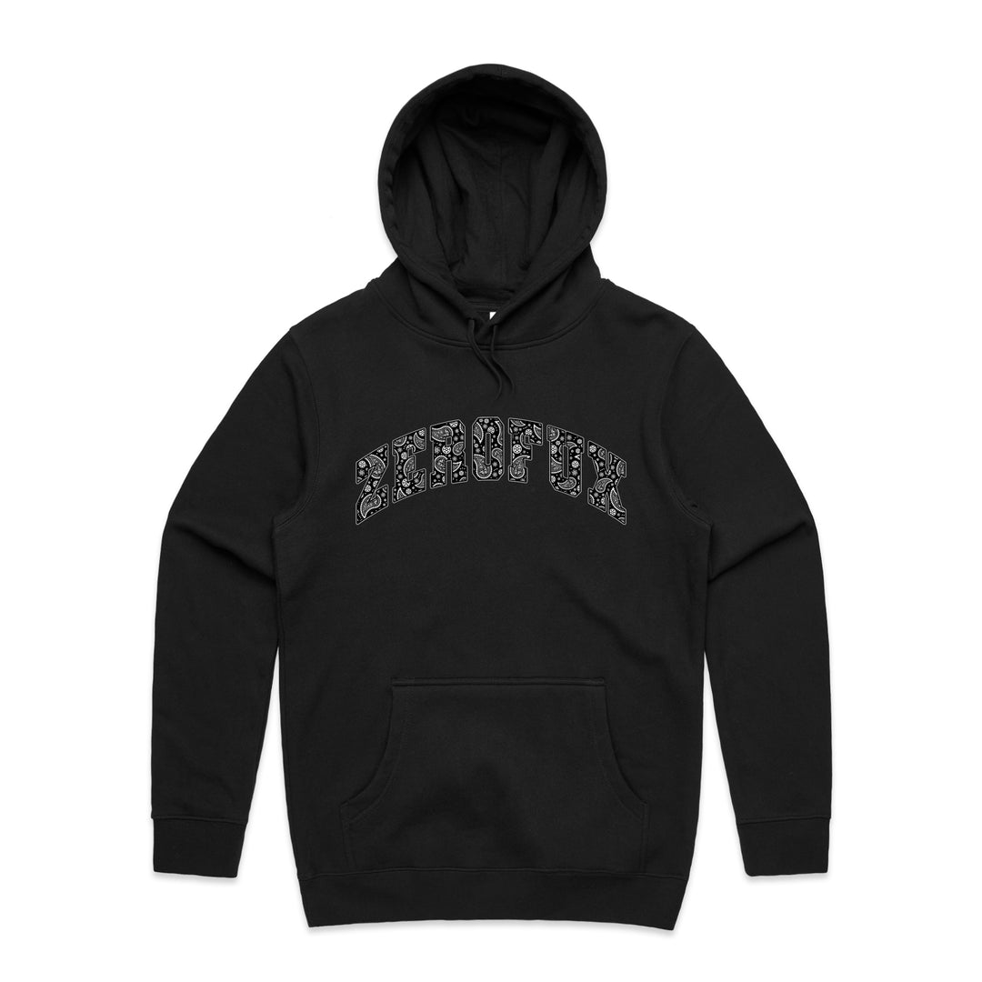"Paisley" Hoodie-Black