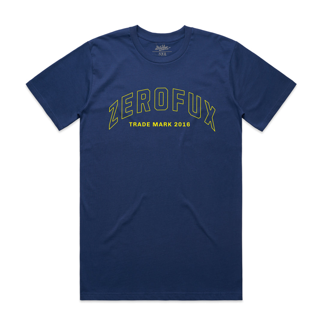"Arch" tee - Cobalt blue