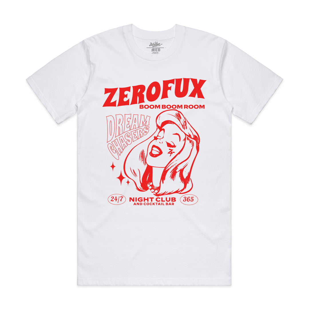 "Boom boom room" tee -White