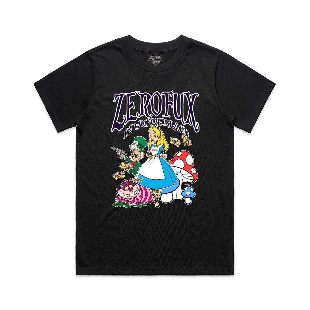 "Wonderland " tee - Black