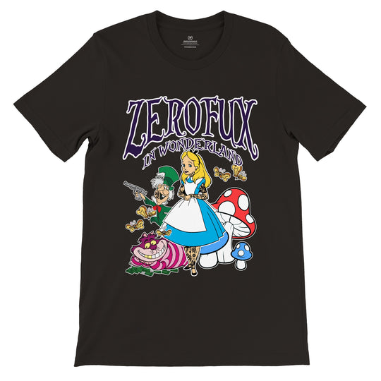 "Wonderland" Tee-Black