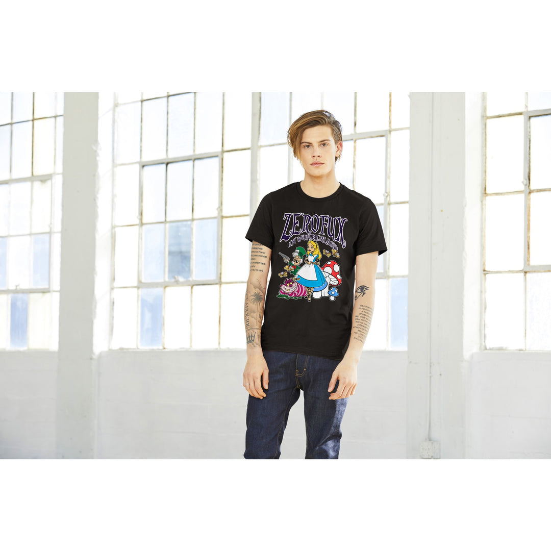 "Wonderland" Tee-Black