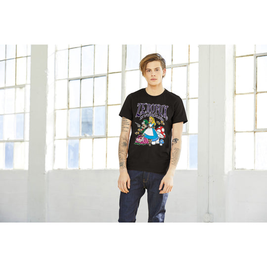 "Wonderland" Tee-Black