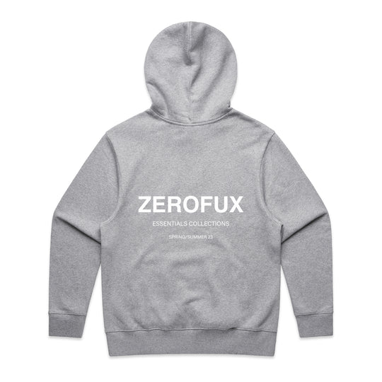 "Banner" Heavy Hoodie-Sports grey