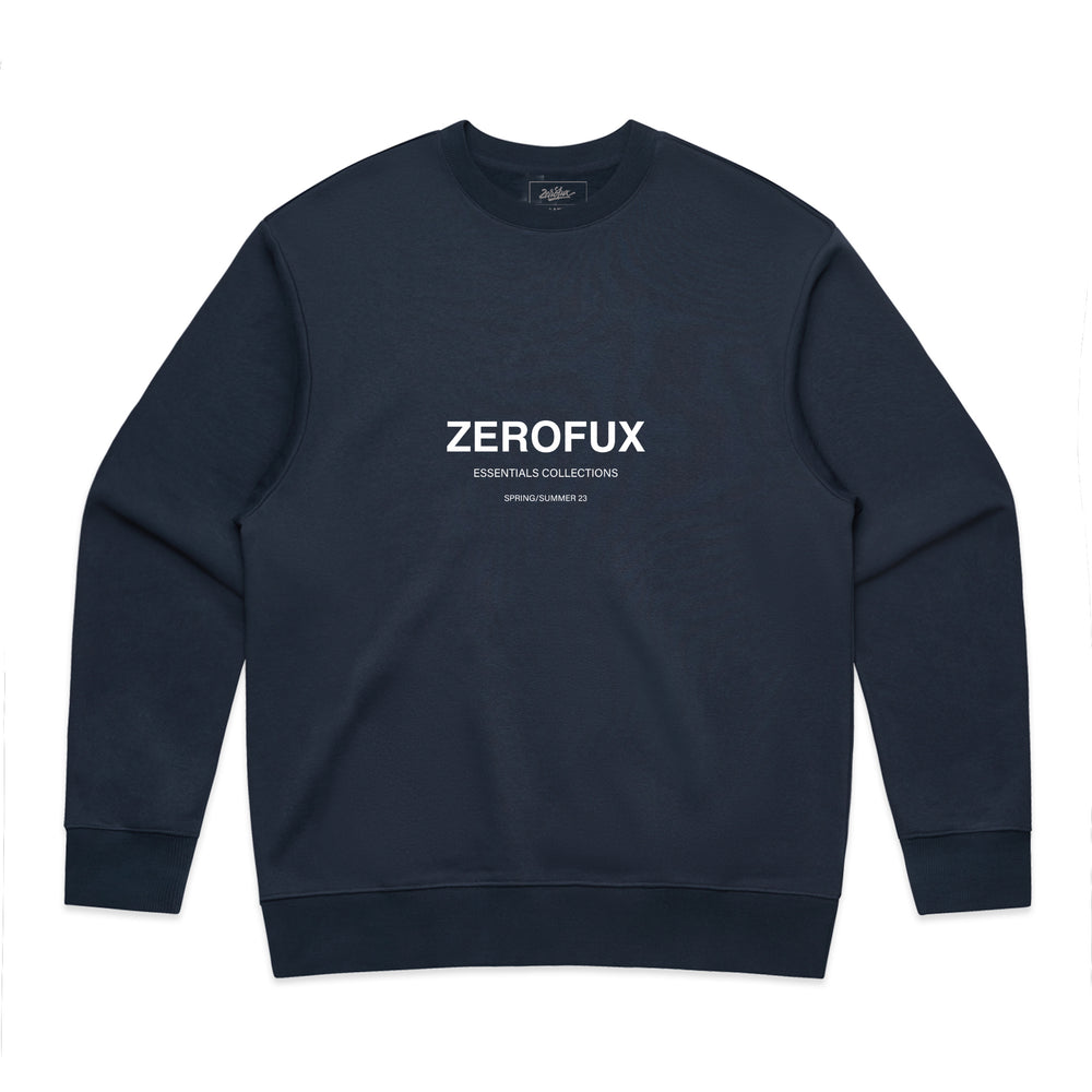 "Banner" Heavy sweatshirt-Midnight