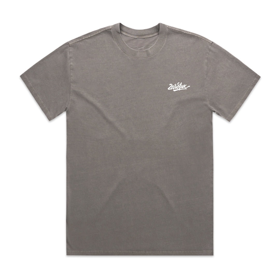 "Script" Heavy Tee-Storm