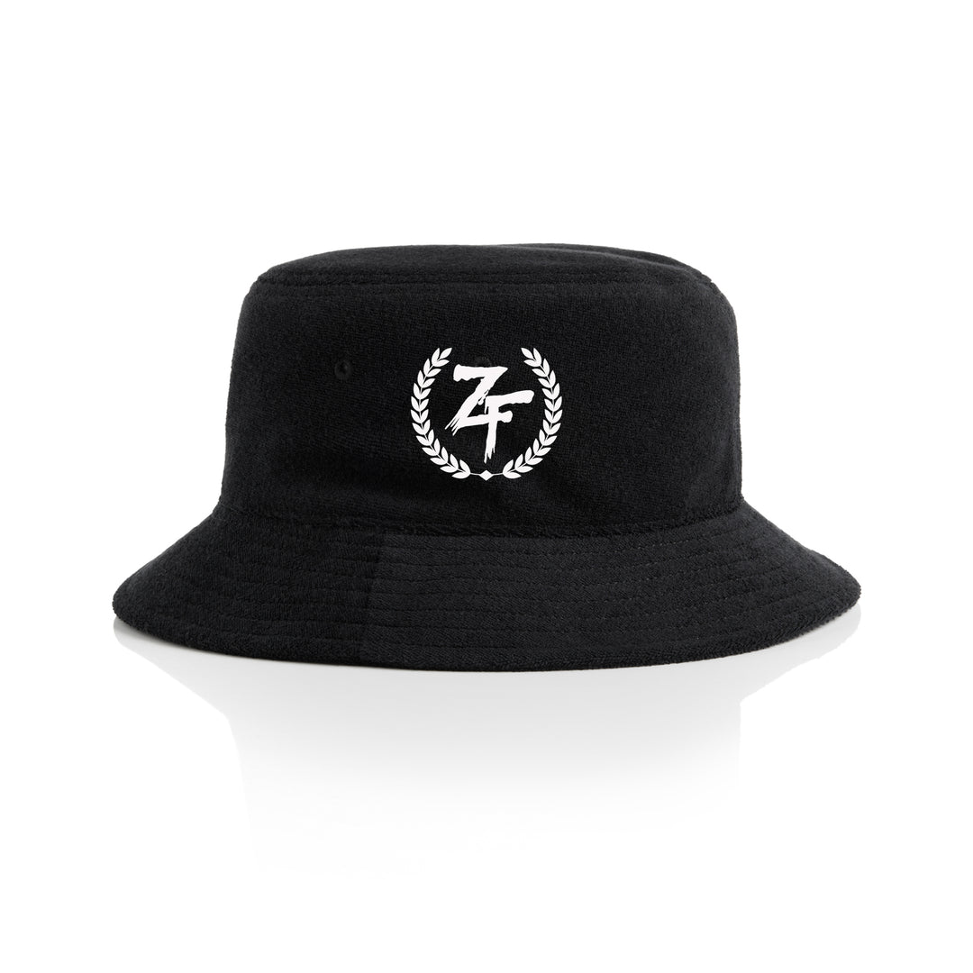"Royal logo" Terry Bucket hat - Black