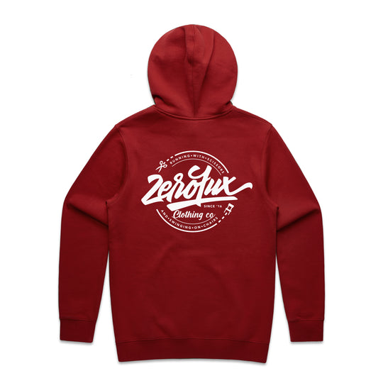 "Motto" Hoodie-Cardinal