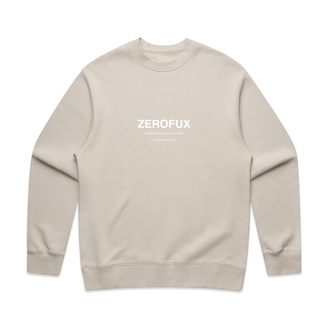 "Banner" Relax sweatshirt-Bone