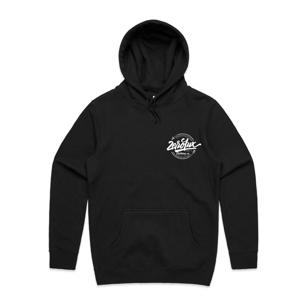 "Motto" Hoodie-Black