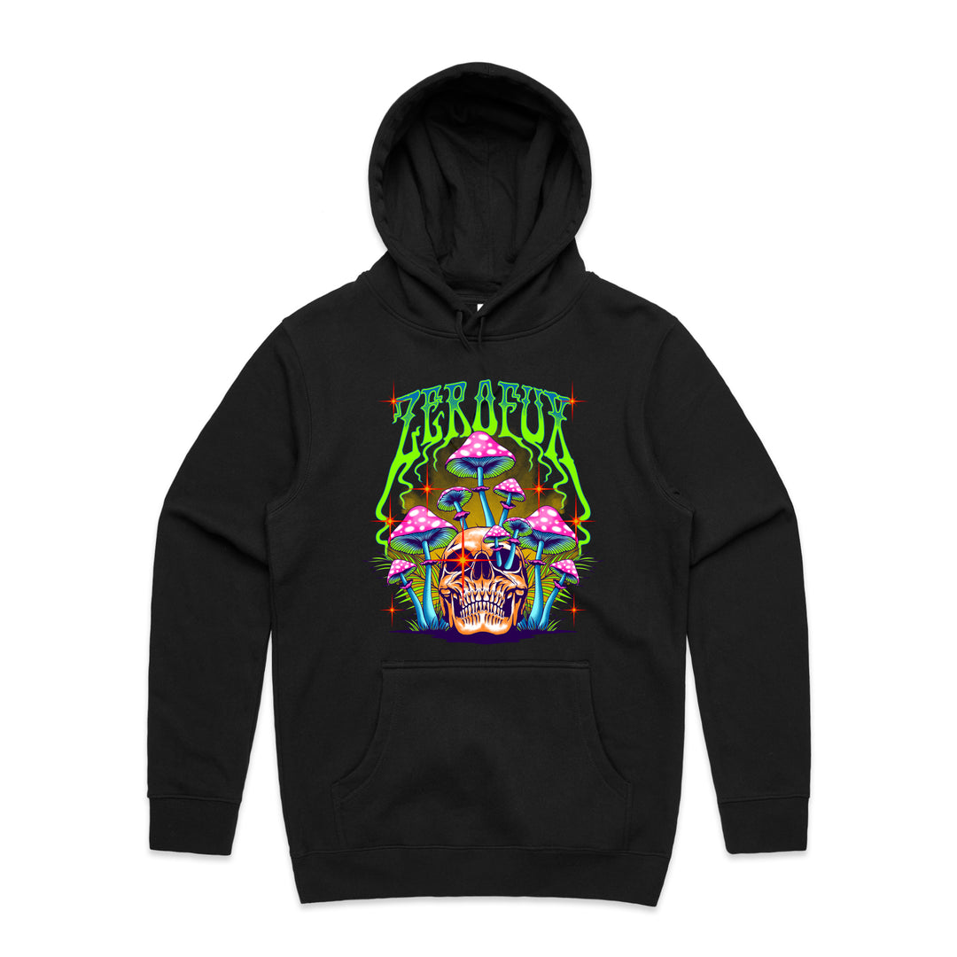 "Psycosis" Hoodie-Black