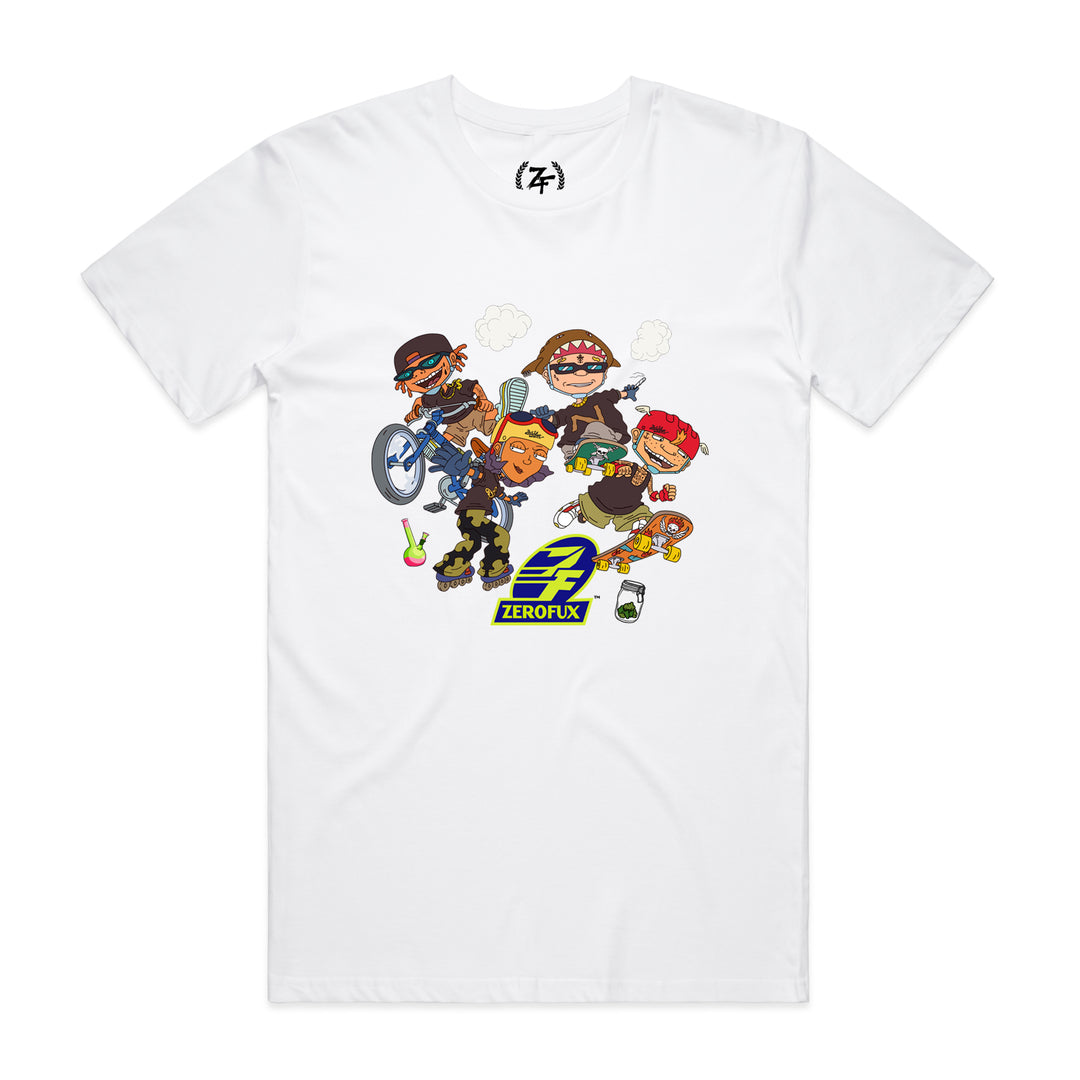 "Pocket rocket" tee - White