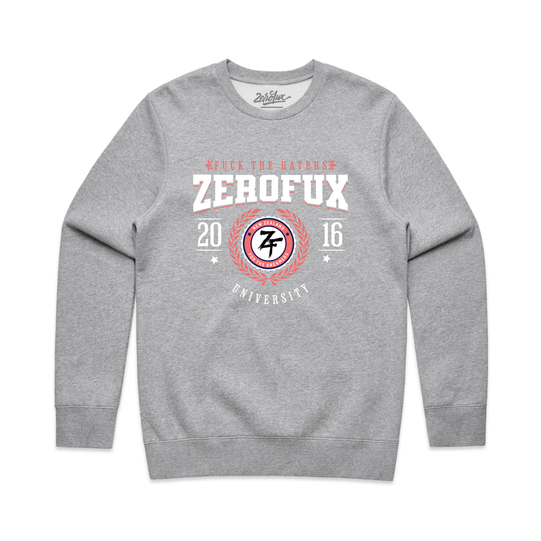 “ZFU CREST" Sweatshirt-Grey