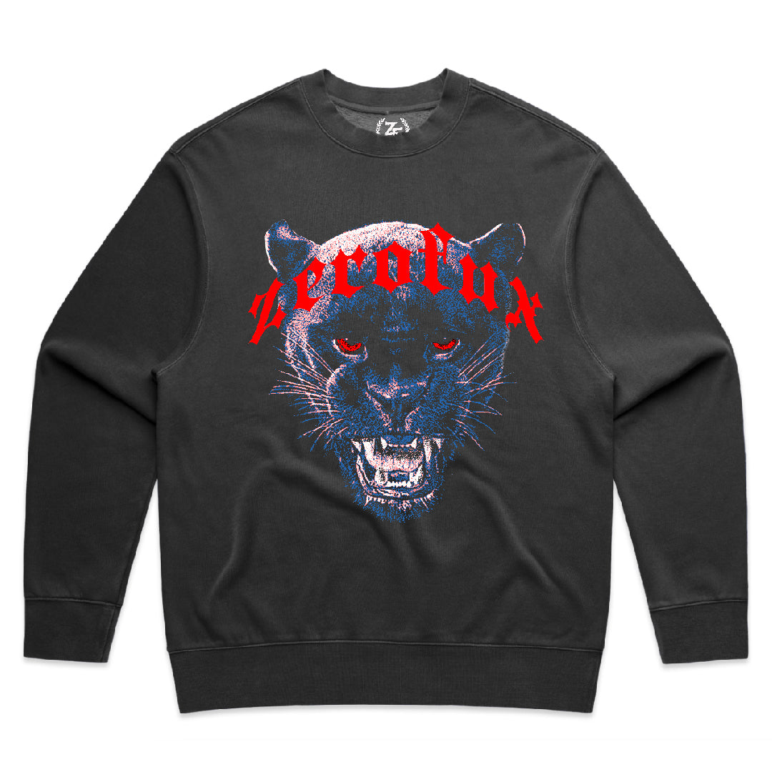 "Panther" crew - Faded black