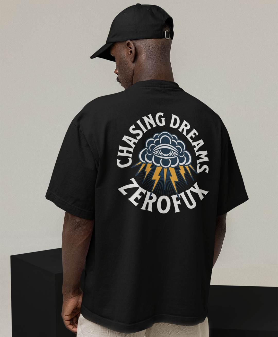 "Chasing Dreams " tee - Black