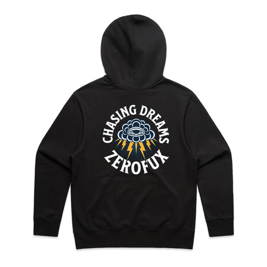 "Chasing dreams" hoodie-Black