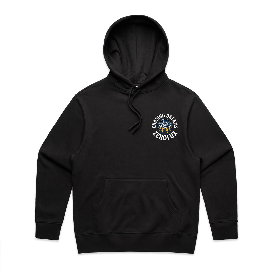 "Chasing dreams" hoodie-Black