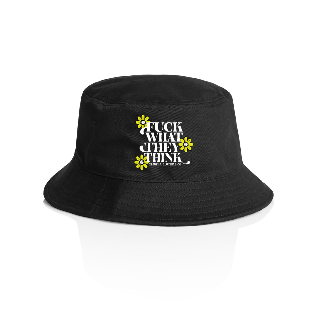 "MANTRA" Bucket hat - Black