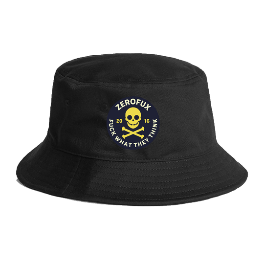"FWTT" Bucket hat - Black