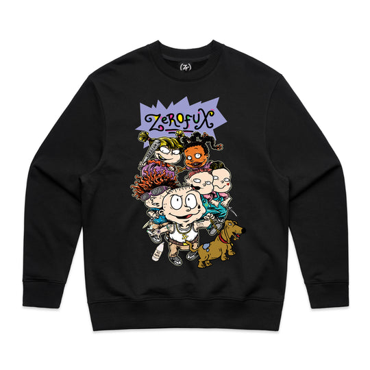 "Thugrats" Sweatshirt- Black
